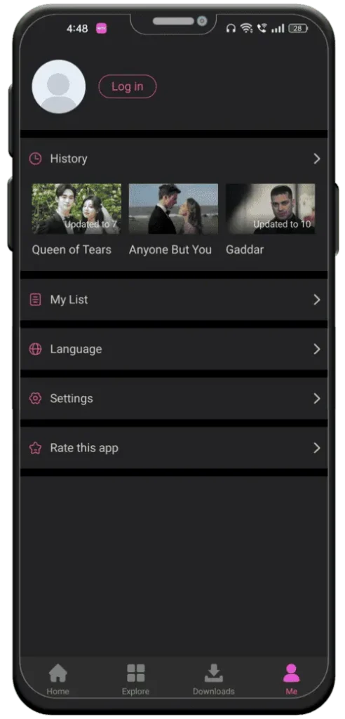 HiTV App Screenshot 4