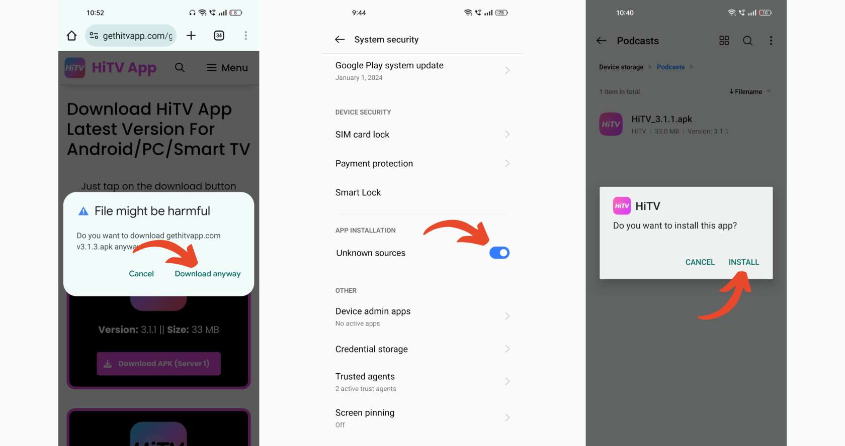 Download HiTV App Latest Version For Android/PC/Smart TV HiTV App Installation Process