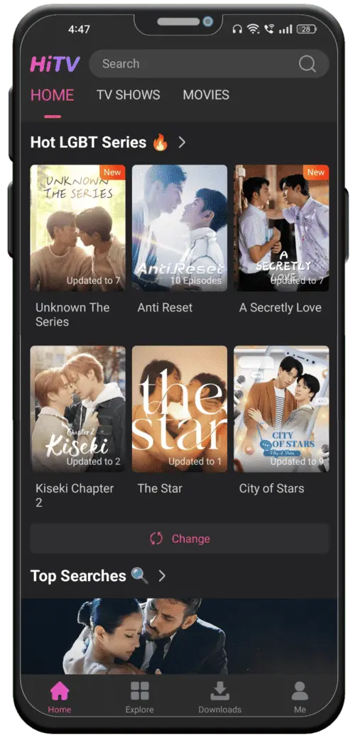 HiTV App Screenshot 2